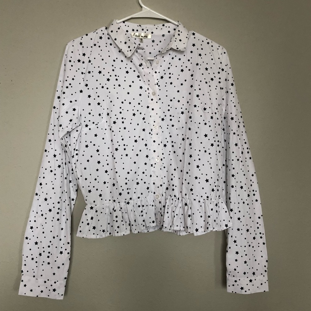 ⭐️💫 Star Blouse, Business Casual, Rue21 Top ⭐️💫